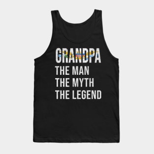 Grand Father Virgin Islander Grandpa The Man The Myth The Legend - Gift for Virgin Islander Dad With Roots From  Virgin Islands Tank Top